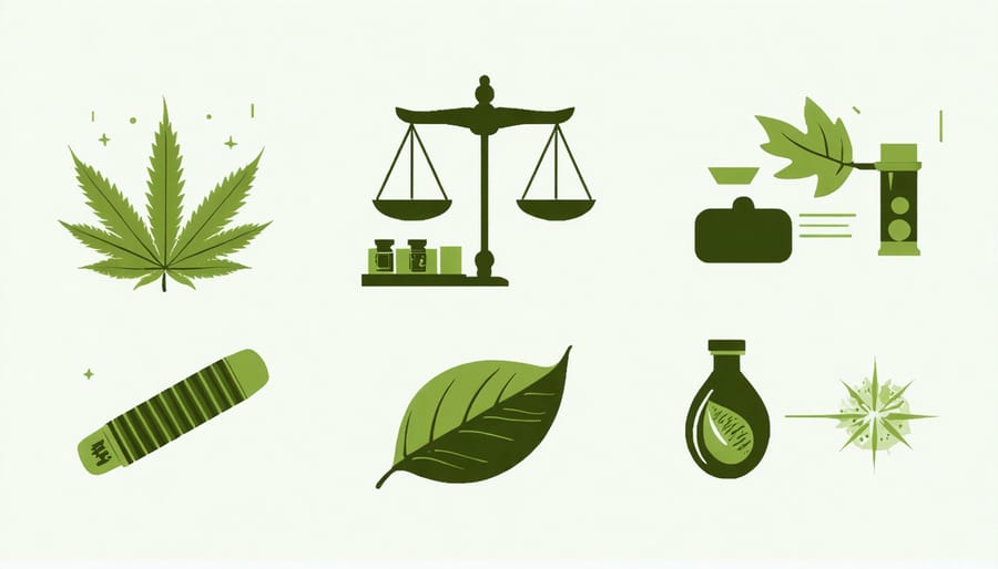 Illustration showing the legal status and health recommendations for kratom use in Canada.